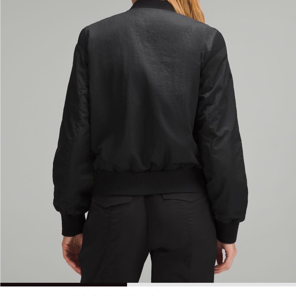 lululemon athletica Black Bomber Jacket - Picture 7 of 8